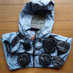グレー 空調服 京セラファン付き