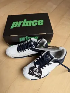 prince テニスシューズ ホワイト/ネイビー