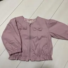 ☆美品☆ ピンク 花柄 ジャケット　95㎝