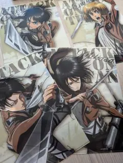 進撃の巨人 クリアファイル 4枚セット