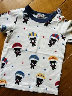DOUBLE.B クマパラシュート柄 半袖Tシャツ 90センチのサムネイル