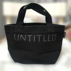 UNTITLED ミニトートバッグ ブラックのサムネイル
