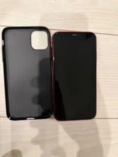 iPhone ⅩR ケース 充電ケーブル セット 赤色 64GB SIMフリー - メルカリ