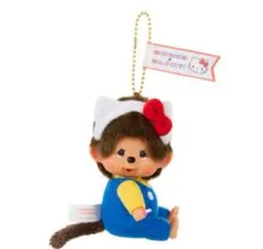 【モンチッチ】モンチッチ×ハローキティ 顔でかSSキーチェーン205059