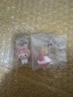 サンリオキャラクターズゆるっとめじるしアクセサリー マイメロディ　マロンクリーム