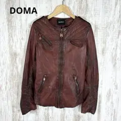 DOMA ドマ レアカラー リアル ラムレザー シングル ライダースジャケット