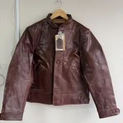 REAL SIMONS カタリナ レザージャケット 手作りエイジング加工Lサイズ 