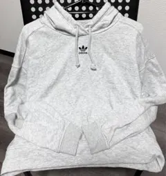 adidas originals パーカー クロップド スウェット トレフォイル