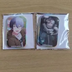 プロセカ 青柳冬弥 スクエア缶バッジ スクエアバッジ 17C