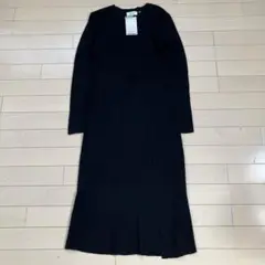 7.28 ジョバンナロンドン 新品未使用 ニットワンピース ブラック S/M