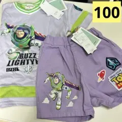 バズ・ライトイヤー Tシャツとショートパンツセット 100cm