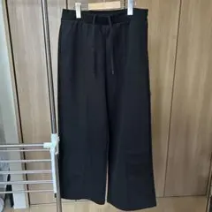 UNIQLO ブラック ワイドパンツ XL スウェット