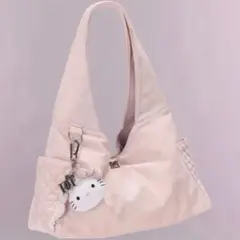 新品 ダーリッチ グレー Hello Darichビッグポケットスラウチバッグ
