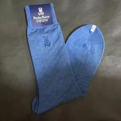 【24時間以内に発送】Psycho Bunny ソックス 刺繍 ブルー