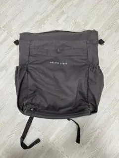 ジェラートピケ マザーズバッグ グレー