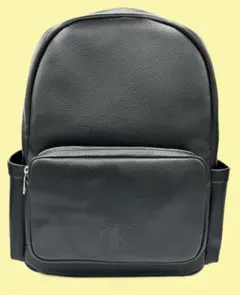 新品 稀少 カルバンクライン レザー バックパック エンボス CK リュック
