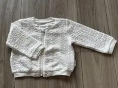 COMME CA ISM ホワイトアウター　80センチ