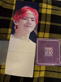 BTS V テテ テヒョン 赤髪 スローガン マスターさん ハンドタオル