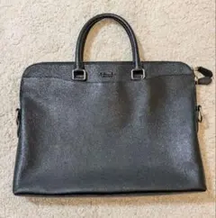 COACH コーチ 2WAY ビジネスバッグ ショルダーバッグ ブラック レザーのサムネイル