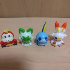 ポケモン ソフビ　ソフビマスコット　フィギュア 4体セット
