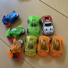 ミニカー クリアカラー まとめ売り　ミニバイク