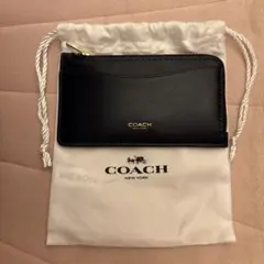 COACH カードケース ネイビー