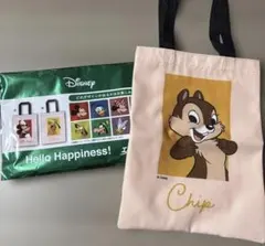 エイブルディズニーChip & Dale トートバッグ　シークレット