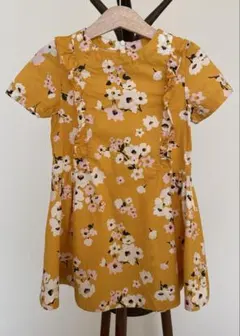 プチバトー 花柄ワンピース 4ans(104cm)