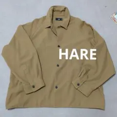 HARE メンズ　ジャケット　上着　ブラウン　茶色　シャツのサムネイル