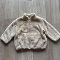 ユニクロ ベビー フリース ボアジャケット 80 もこもこ 秋冬 アウター