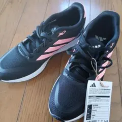 新品✨アディダス　コアファイト 5.0 ランニングシューズ　24.5㎝　ブラック