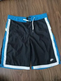 ナイキ水着ズボン ジュニア 黒/青
