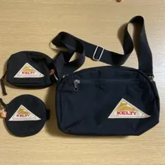 KELTY ショルダーバッグとポーチ 3点セット