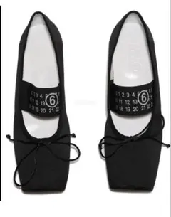 MM6 Maison Margiela バレエシューズ ブラック 美品！のサムネイル