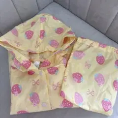 マザウェイズ　ポンチョ　雨具　レインコート　カッパ　いちご　女の子　83 97