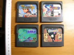 4本セット[ プロ野球91/GGリーグ94/コラムス/スーパーゴルフ]ゲームギア