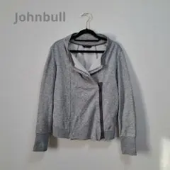 Johnbull ライダース風スウェットジップ グレーフリーサイズのサムネイル