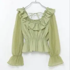 ヘザー　トップス　ブラウス