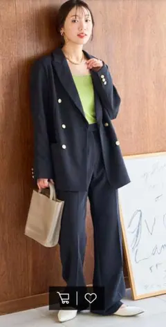 FREAK'S STORE 紺 ブレザー ジャケット セットアップ