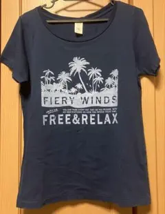 179/WG レディース 半袖 Tシャツ ネイビー フリーサイズのサムネイル