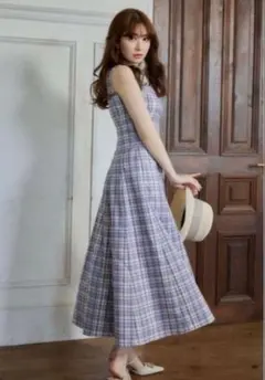 Herlipto Paddington Long Dress blue - メルカリ