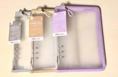 【大人気】6リングファイルバインダー 内ポケッ ト 推し活シール帳　ダイソー　②