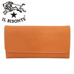 IL BISONTE】イルビゾンテ 長財布 レッド C1066 バケッタレザー - メルカリ