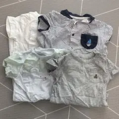 ベビー服 4点セット ロンパース・ボディスーツ