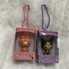 【2個セット】サンリオ ミニチュアフィギュア キーホルダー　チョコボックス