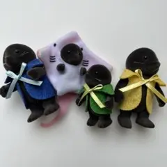 シルバニアファミリー　もぐらファミリー　4体セット