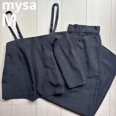 【mysa】キャミ☆パンツ セットアップ 濃灰 M 田中里奈