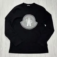 MONCLER ブラック ロンＴ Mサイズ モンクレール メンズ Tシャツ 長袖 MONCLER ブランド トップス