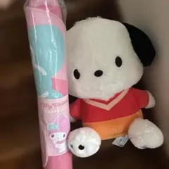 ポチャッコ ぬいぐるみ ＆ マイメロ マットのサムネイル