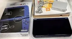 new nintendo 3ds ll メタリックブルー　充電器付き　美品　完品